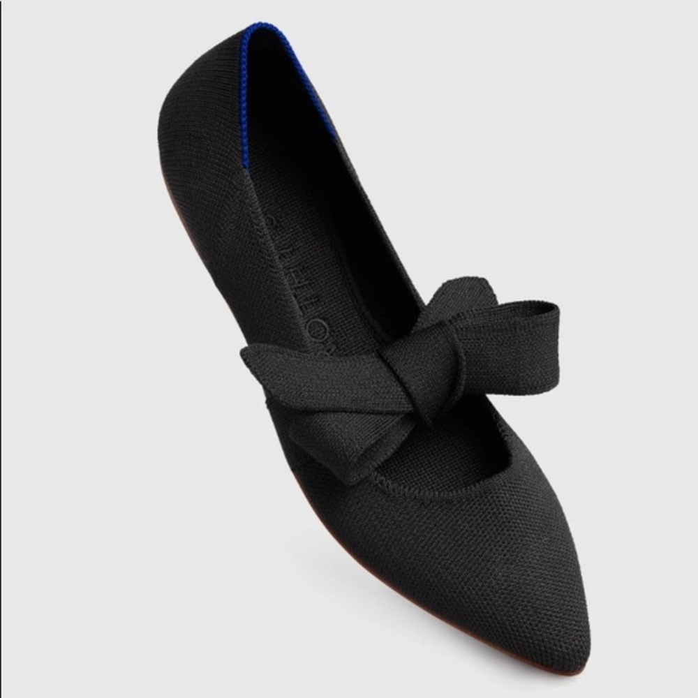 Rothy’s Mary Jane Black Bow Size 9